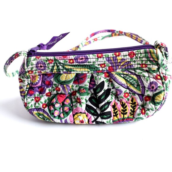 2011 Vera Bradley Viva La Vera Pleated Front Mini Shoulder Bag EUC - Picture 5 of 16